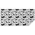 thumbnail image 1 of White Butterfly Black Silhouette Pattern Rectangle Tablecloth 60"x120",Waterproof Polyester Rectangle Table Cloth, Wipeable Spillproof Polyester Tablecloth for Dining, Camping, Indoor and Outdoor, 1 of 6