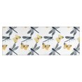 thumbnail image 1 of White Butterfly Dragonfly Pattern Kitchen Rug Mat,Kitchen Runner Rugs Non Skid Washable,Decorative Kitchen Floor Mats for Kitchen,Sink,Laundry,17"X47", 1 of 5