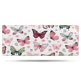 thumbnail image 1 of White Butterfly Pattern Bathroom Rugs Mat,Non Slip Microfiber Bathroom Rug,Rubber Backing,Soft Bathroom Mats for Bathroom Floor,Tub and Shower,60x24in(150x60cm), 1 of 4