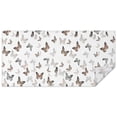 thumbnail image 1 of White Butterfly Pattern Rectangle Tablecloth 60"x120",Waterproof Polyester Rectangle Table Cloth, Wipeable Spillproof Polyester Tablecloth for Dining, Camping, Indoor and Outdoor, 1 of 6