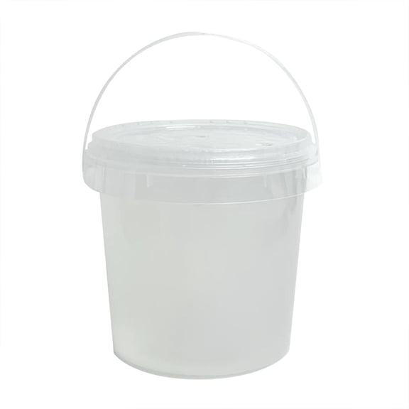 White Buttery Modeling Material Stress Toys, Clear Modeling Material Bucket, Relaxation Toys, Sensory Squeeze, Sensory, 2.75X2.5X2 Inch Non-Sticky Soft Fake Water Modeling