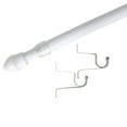 thumbnail image 1 of White Café Curtain Rod 29" to 49" Adjustable - Diam 1/2", 1 of 5