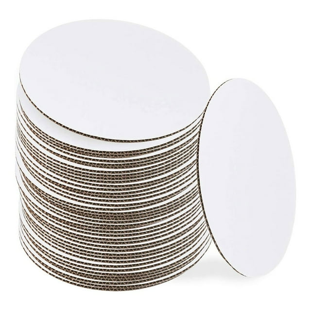 White Cake Boards Round 25 Pack 10 Inch Cardboard Cake Rounds Circles