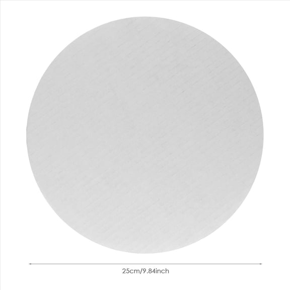 White Cake Boards Round 25 Pack - 10 Inch Cardboard Rounds Circles Disposable Platter Board Base Tray