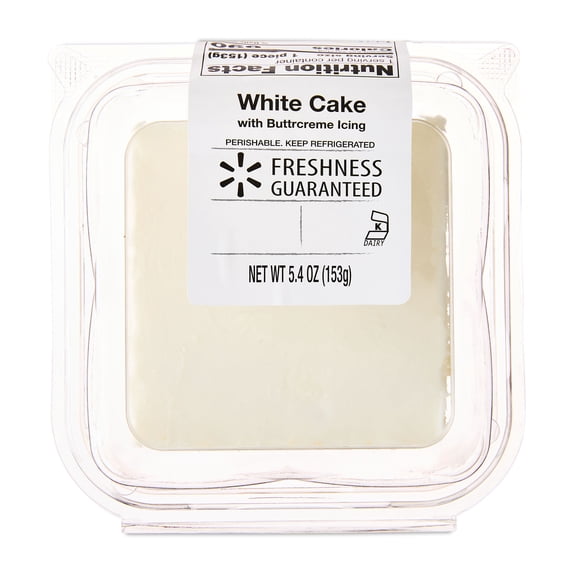 Freshness Guaranteed White Cake Slice, 5.4 oz (Refrigerated)