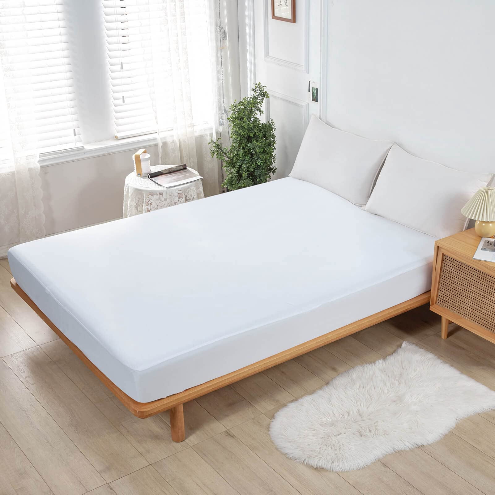 White Cal King 72x84 Mattress Encasement - Walmart.com