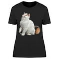 thumbnail image 1 of White Calico Exotic  Cat T-Shirt Women -Image by Shutterstock, Female x-Large, 1 of 2
