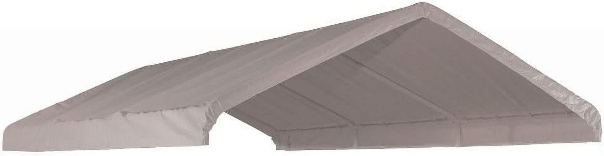 ShelterLogic 10' x 20' White Waterproof Canopy Replacement Cover