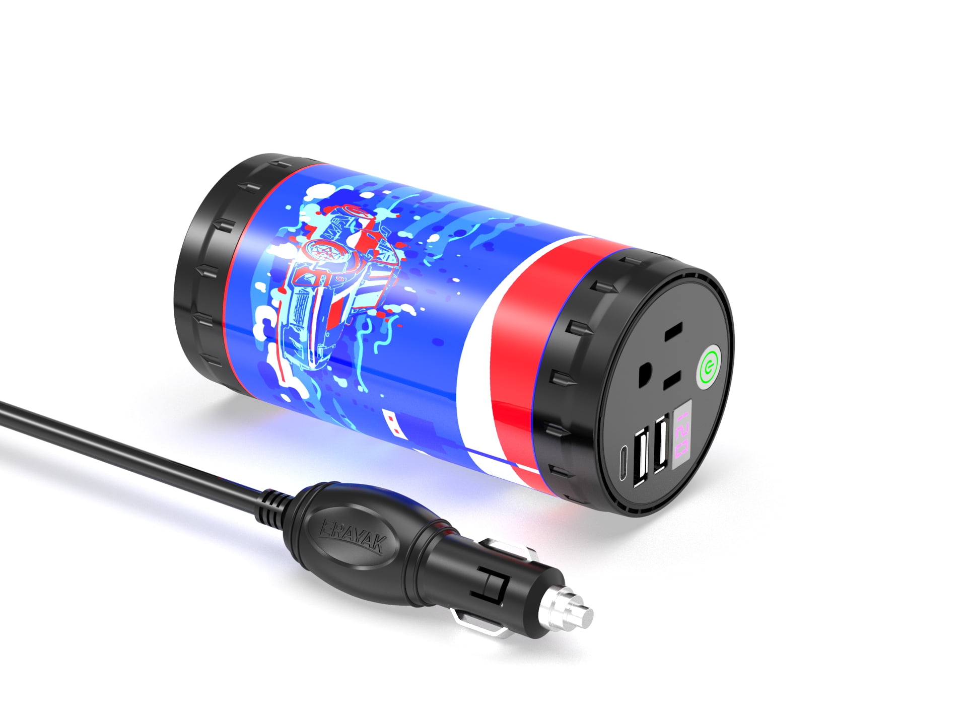38W USB C Fast Car Charger from Rongsi,PD 20W + QC 3.1,18w Car Adapter 2  Port USB C Car Plug Compatible for Many Mobile Phone 