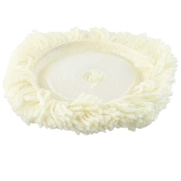 White Car Polishing Bonnet Cover Sponge Polisher Paint Waxing Buffer Pad Care 5 Inch Fangkenuo