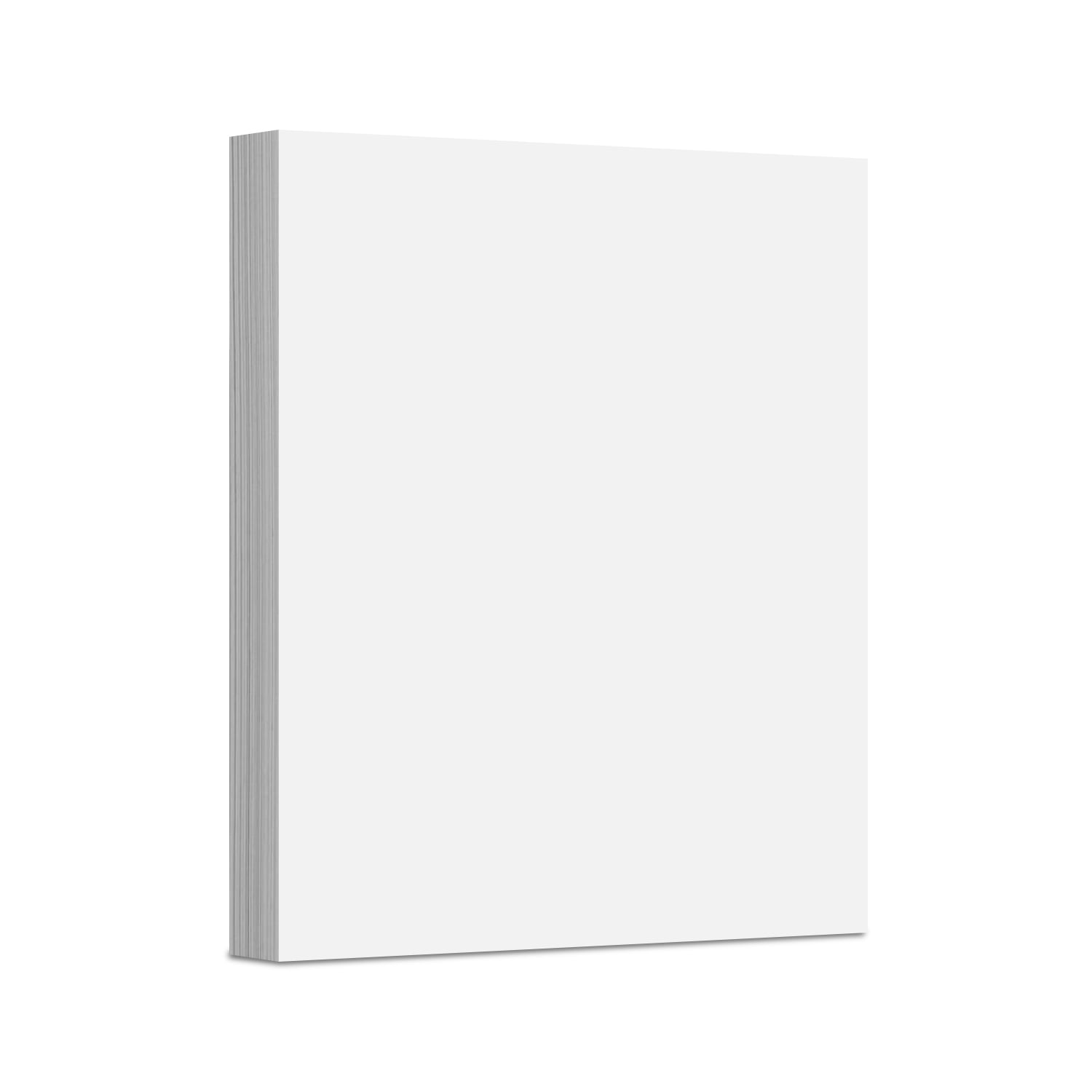 White Card Stock Paper - 8.5 x 11 - 100lb Cover (270gsm) - 100 Papers Per Pack