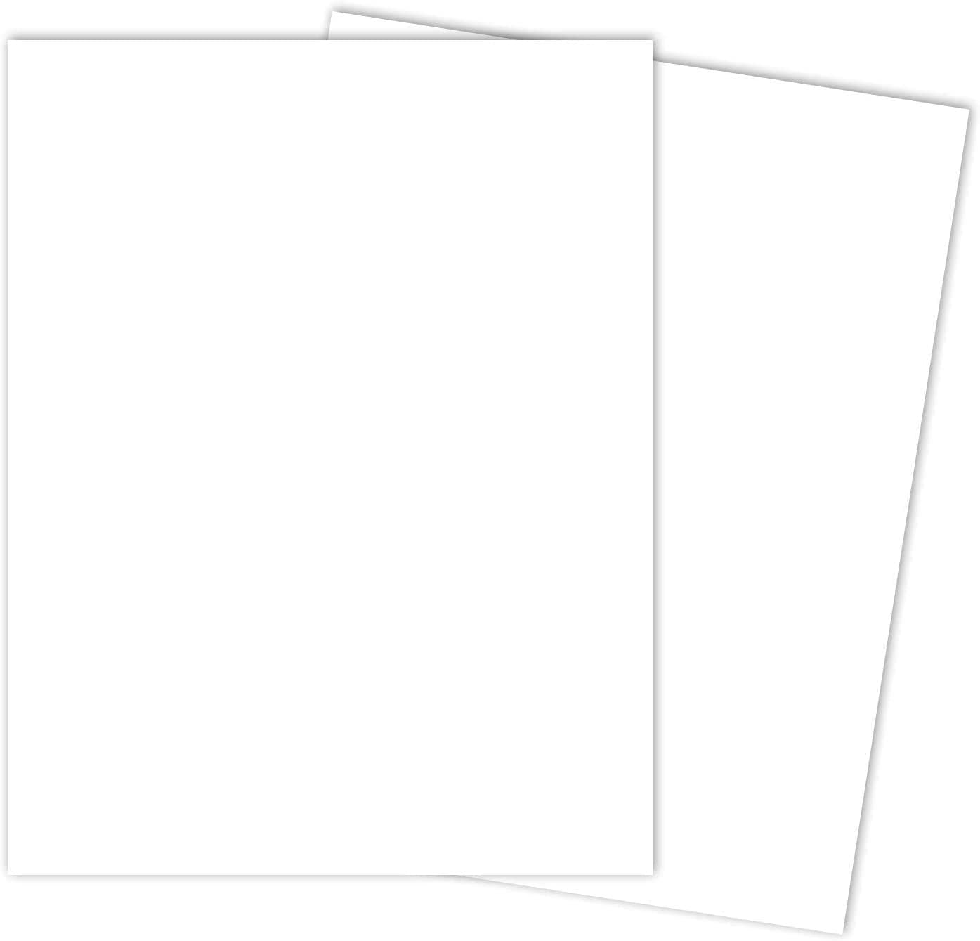Superfine Printing White Card Stock, Smooth Finish, Bright White, 8.5in x 11in, 50 Sheets