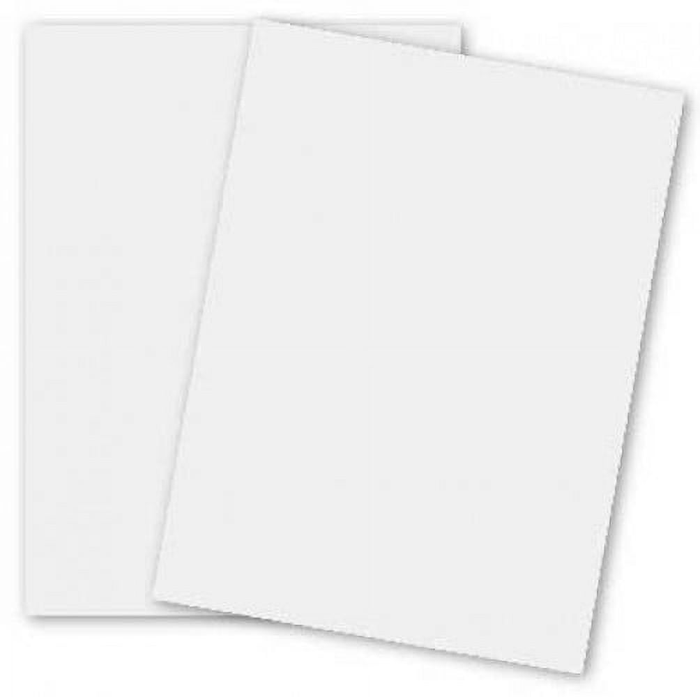 White Card Stock - Size 18 X 12 - 100 Lb Cover - 270 g/m Cover. (50 Sheets)