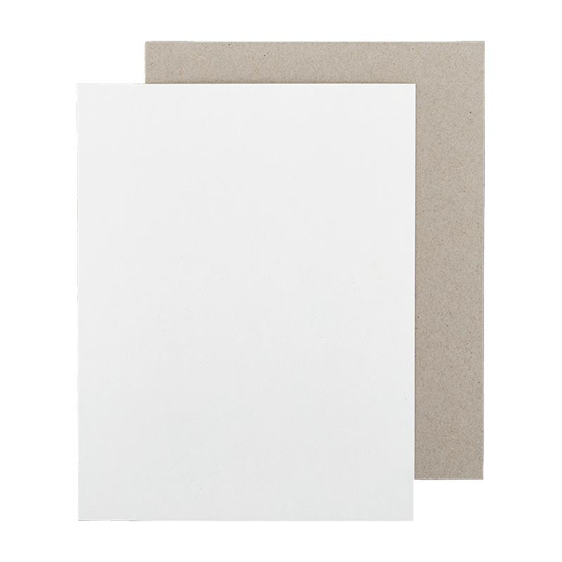 White Cardboard Sheet 8 1/2" X 11" .022 Thick Quantity 480 by