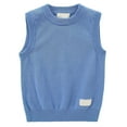 thumbnail image 1 of White Cardigan Toddler Toddler Kids Boys Girls V-Neck Vest Sweater Sleeveless Warm Knitted Pullover Knitwear Tops Cute, 1 of 3