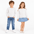 thumbnail image 1 of White Cardigan for Girls 3t, Kids School Uniforms Long Sleeve Button Down Knit Cardigans Sweater Tops, 1 of 7