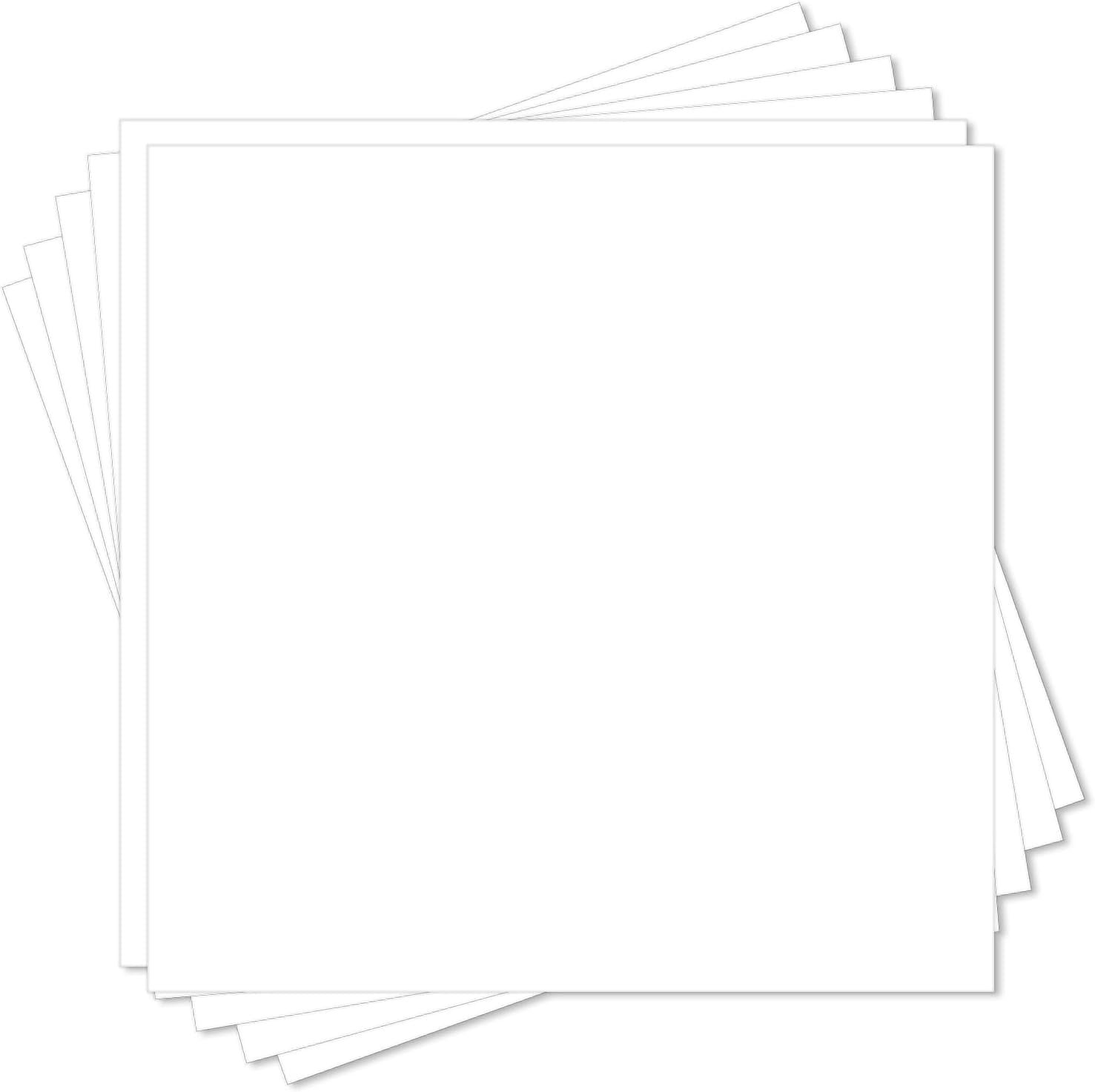 White Cardstock 12x12-24 Sheets Cardstock Paper, 80lb White Card Stock Paper for Card Making, Cricut, Crafting, Scrapbook, Photo Albums