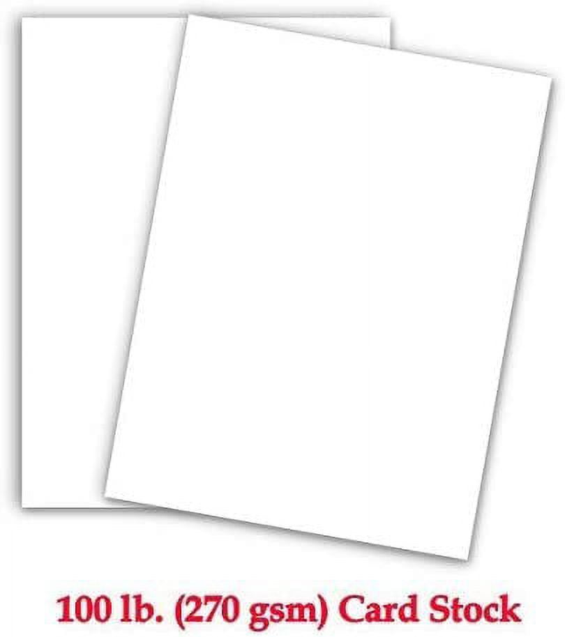 White Cardstock Extra Thick Card Stock Paper