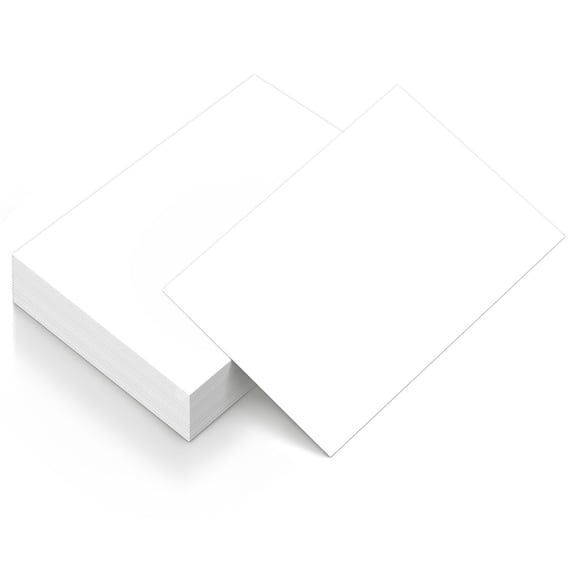 White Cardstock Paper, 50 Sheets 8.5 x 11 Certificate Paper, Card Stock Printer Paper for Invitations, Menus, Wedding Stationery, DIY Cards, Labels, Tags, Business Cards, Book Covers