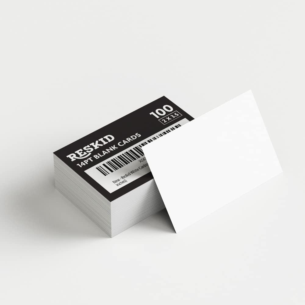 White Cardstock Thick Paper Blank Heavy Weight 110 lb Cover Card