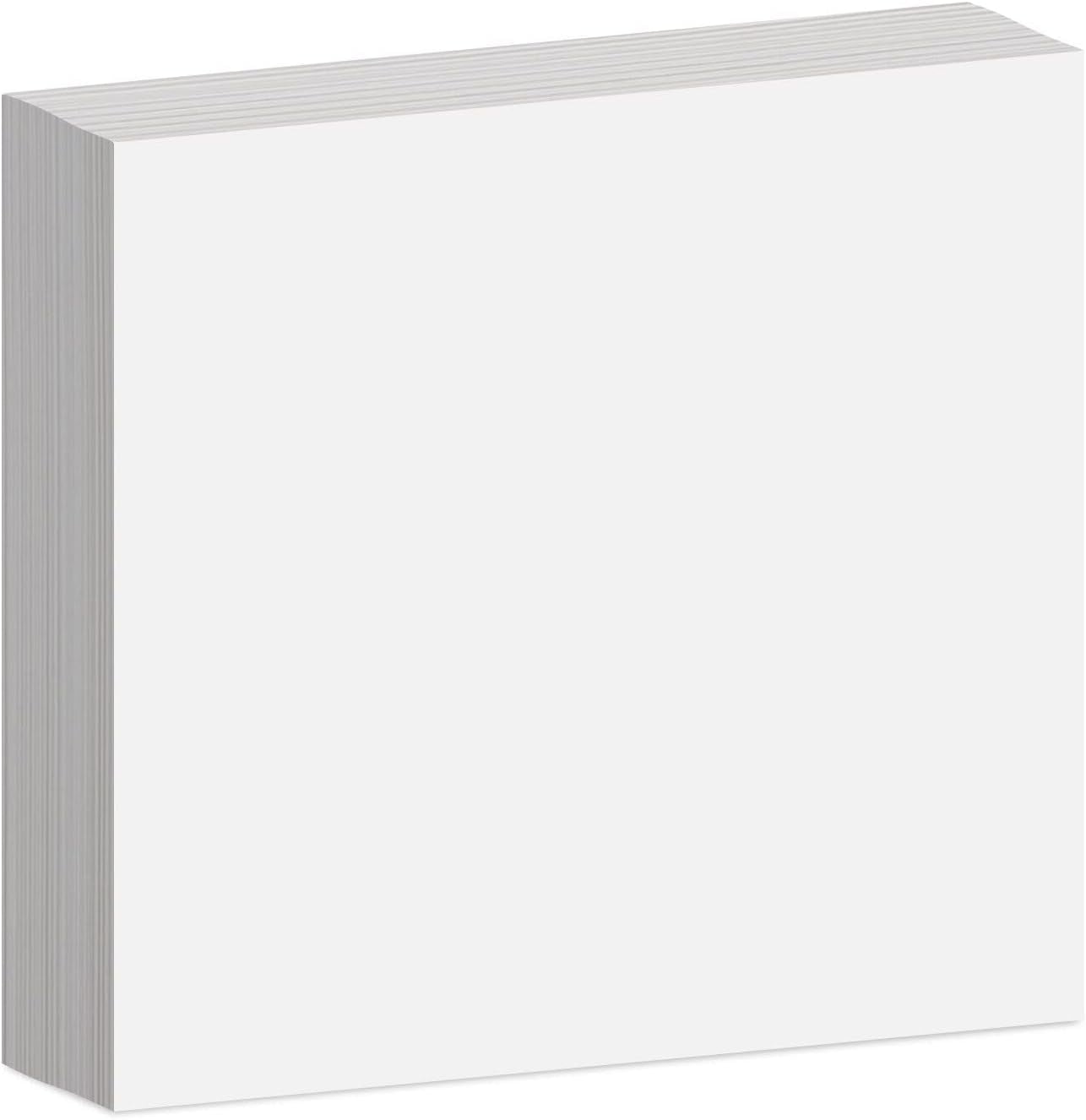 White Cardstock Thick Paper Blank Heavy Weight 110 lb Cover Card