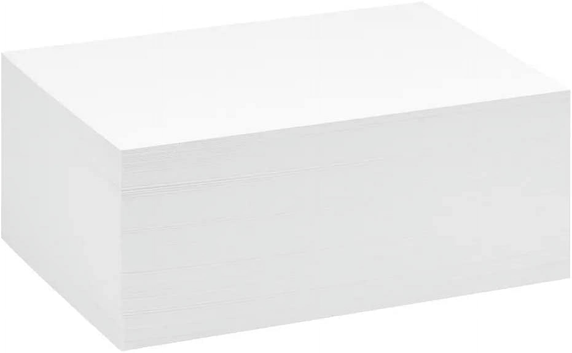 White Cardstock Thick Paper Blank Heavy Weight 110 lb Cover Card