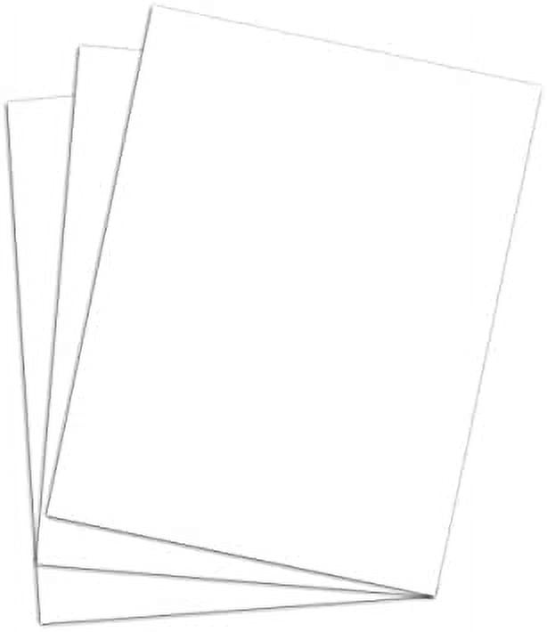 White Cardstock Thick Paper for School, Arts and Crafts, Invitations