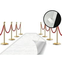 White Carpet Floor Runner Party Decoration 100 GSM Fabric
