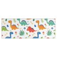 thumbnail image 1 of White Cartoon Dinosaurs Bones Pattern Kitchen Rug Mat,Kitchen Runner Rugs Non Skid Washable,Decorative Kitchen Floor Mats for Kitchen,Sink,Laundry,17"X47", 1 of 5