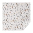 thumbnail image 1 of White Cartoon Leaf and Vine Pattern Square Tablecloth,Waterproof Square Table Cover,Wipeable Spillproof Washable Table Cover for Home Kitchen Party Decor 42"X42"(107x107cm), 1 of 6