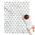 thumbnail image 1 of White Cartoon Rainbow Pattern Blanket,Comfortable Soft Flannel Throw Blanket,All Season,Warm Lightweight Blankets for Sofa Bed Couch Living Room Chair,30"x40", 1 of 4