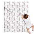 thumbnail image 1 of White Cartoon Seahorse Star Pattern Blanket,Comfortable Soft Flannel Throw Blanket,All Season,Warm Lightweight Blankets for Sofa Bed Couch Living Room Chair,30"x40", 1 of 4