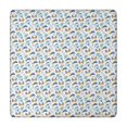 thumbnail image 1 of White Cartoon Unicorn Rainbow Heart Star Pattern Square Fitted Tablecloth with Elastic Edge,Square Table Cover,Washable Elastic Table Cover for Home Kitchen Party Decor 34"x34", 1 of 6
