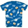 thumbnail image 1 of White Castle All Over Logo Sliders T-Shirt, Officially Licensed, 1 of 2