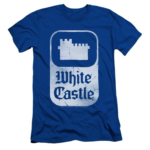 White Castle Classic Logo S/S Adult 30/1 T-Shirt Royal Blue