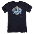 thumbnail image 1 of White Castle - Distressed Logo - Premium Slim Fit Short Sleeve Shirt - Large, 1 of 2