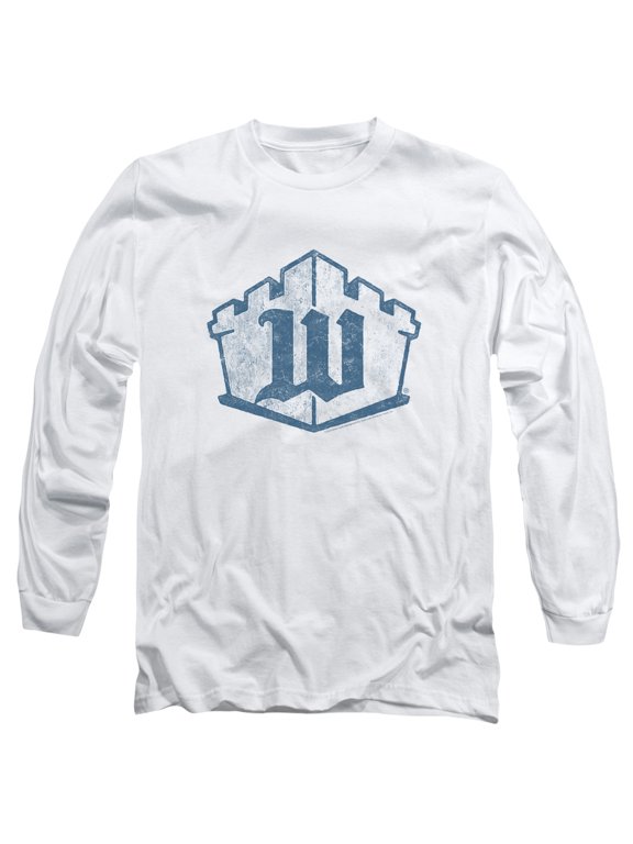 White Castle Monogram Long Sleeve T-Shirt Adult 18/1 White