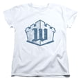 thumbnail image 1 of White Castle Monogram S/S Women's T-Shirt White, 1 of 1