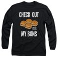 thumbnail image 1 of White Castle My Buns Long Sleeve T-Shirt Adult 18/1 Black, 1 of 1