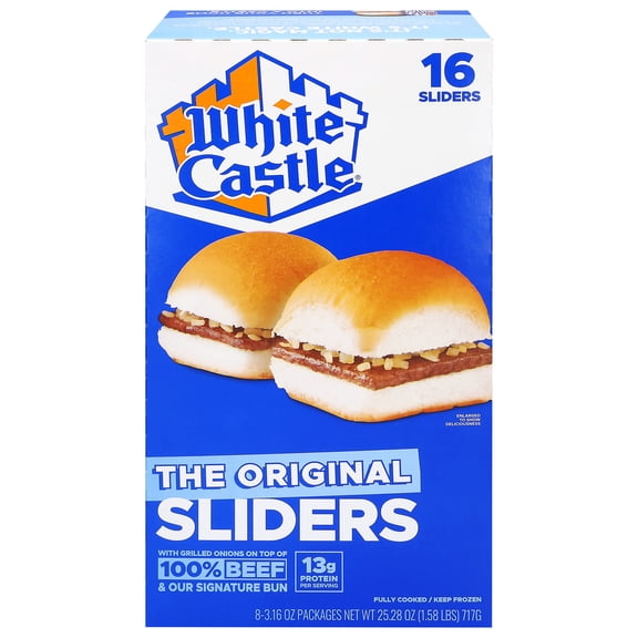 White Castle Original Sliders, 16Ct (8-2Pks)