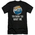 thumbnail image 1 of White Castle Want Me Premium Canvas Adult Slim Fit 30/1 T-Shirt Black, 1 of 1