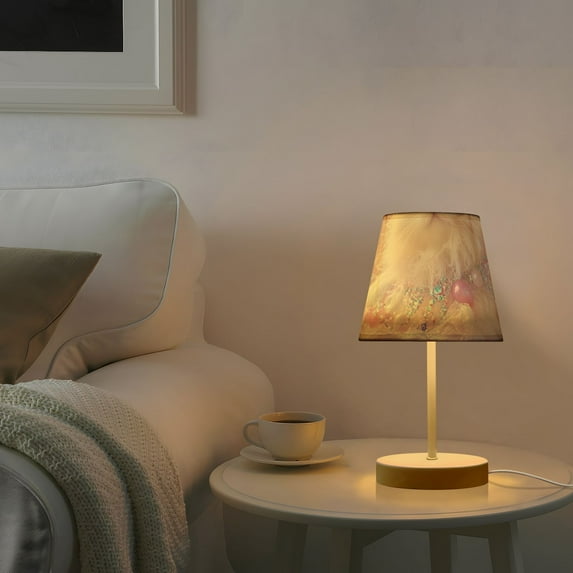 White Cat Bubbles Desk Lamp 3 Color Modes LED Table Lamp Nightstand Reading Light for Bedroom Living Room
