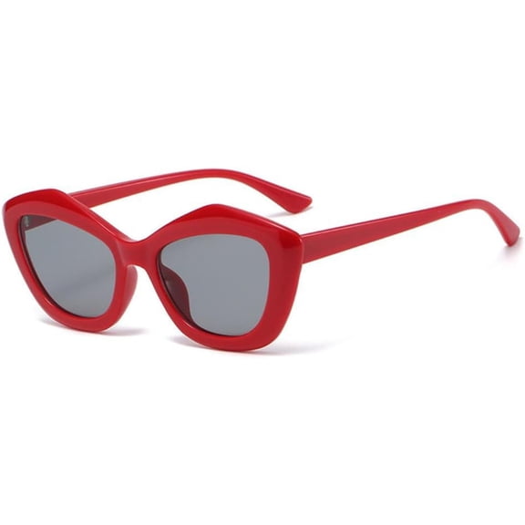 White Cat Eye Small Sunglasses Women Irregular Candy Color Sun Glasses Female Travel Sun Protection Eyewear