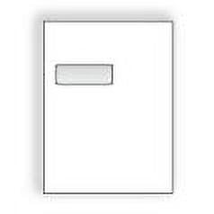 White Catalog #2 Window Envelopes, 9" x 12", 92% Brightness, White Sulphite, 28 lb (SFI Certified), Vellum Finish, Center Seam (SFI Certified) - Box of 500 Envelopes