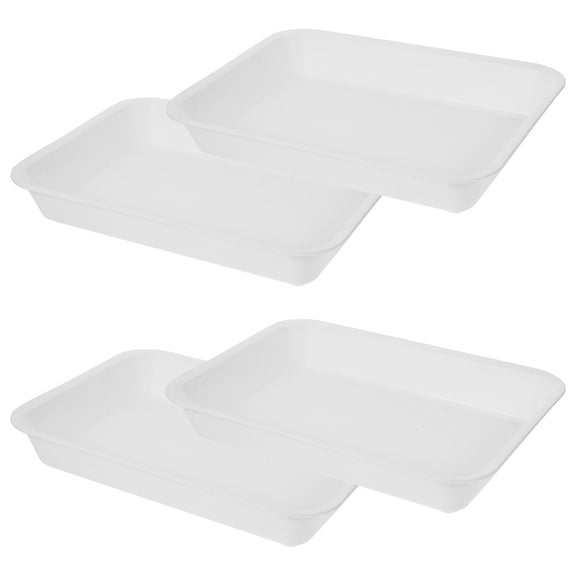 White Catering Tray Craft Trays Jewelry Party Rectangle Snack Commercial Wedding