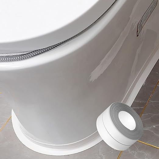 White Caulk Tape Waterproof Self Adhesive,Toilet Caulk Strip Caulking ...