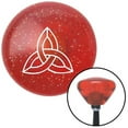 thumbnail image 1 of White Celtic Design No. 1 Orange Retro Metal Flake Shift Knob with M16 x 1.5 Insert Brody, 1 of 1