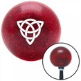 thumbnail image 1 of White Celtic Design Red Metal Flake Shift Knob with M16 x 1.5 Insert Shifter Auto, 1 of 1
