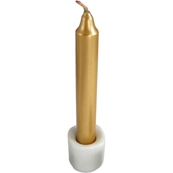 White Ceramic Chime Candle Holder