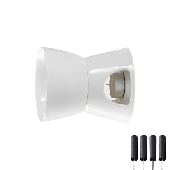 White Ceramic Dessert Fondue Maker Suitable For Fruits Marshmallows Cookie